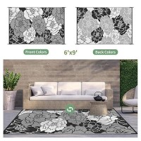 Genimo Outdoor Rug For Patio Clearance 6X9 Waterproof Mat Reversible Plastic Straw Camping Carpet Large Area Rugs For Rv B