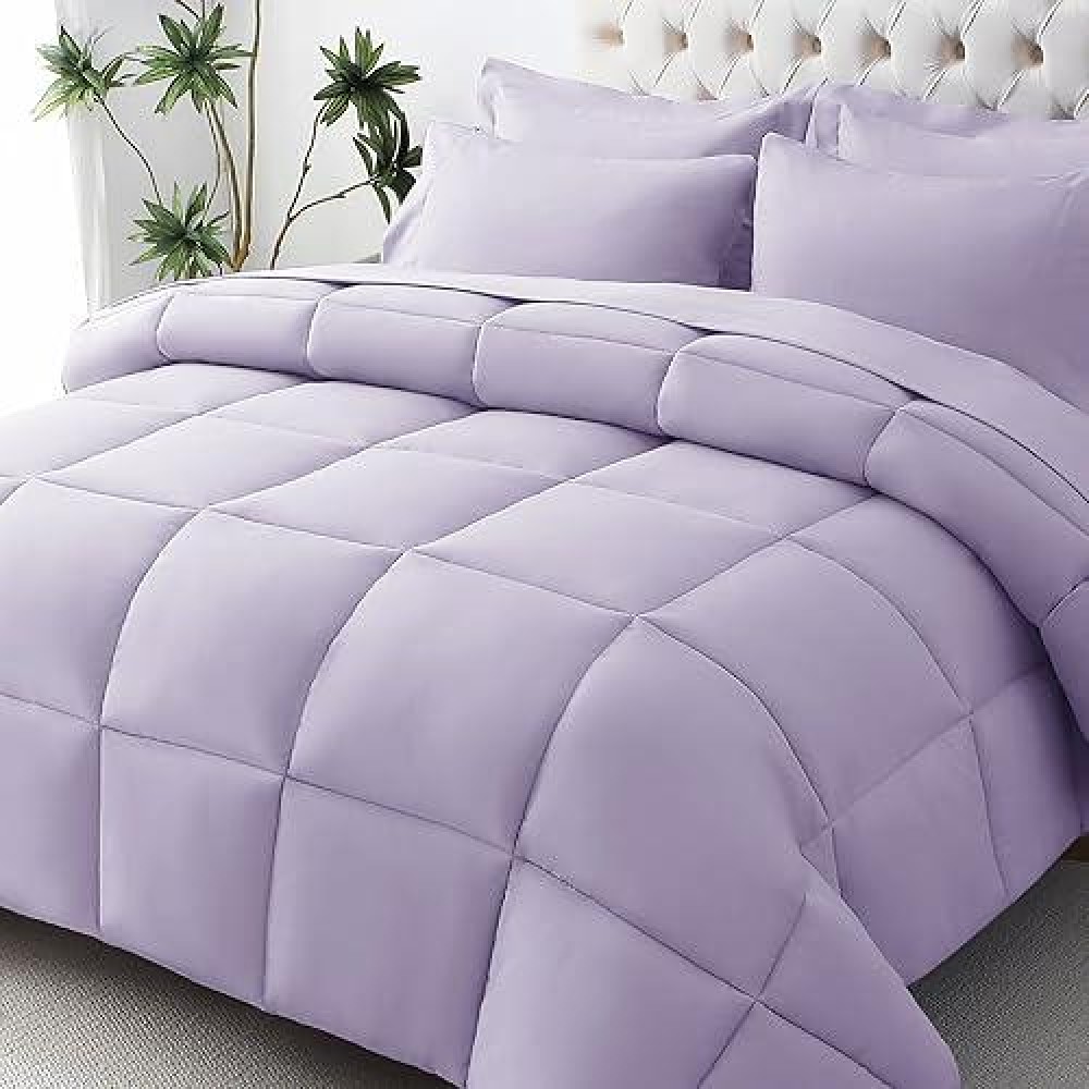 Jollyvogue King Size Comforter Set Ultrasoft King Comforter Set King Size Comforter Set 7 Pieces Goose Down Alternative Oek