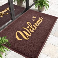 Thenv Door Mat Welcome Outdoorindoor Heavy Duty Non Slip Doormat For Front Door Entance Outside Door Mats For Home Entry Flo