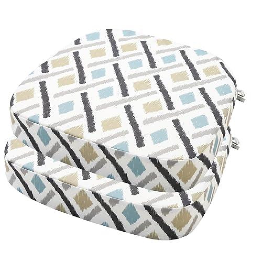 Ideehome Outdoor Chair Cushions Set Of 2 Waterproof 17 X 17 X 3 Thick Outdoor Seat Cushion Patio Furniture Cushions With