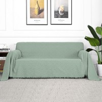 Mysky Home Couch Cover Sage Green Sofa Covers Sectional Couch Covers For 3 Cushion Couch Geometrical Couch Cover Living Room S