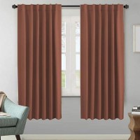 Hversailtex Blackout Curtains Thermal Insulated Window Treatment Panels Room Darkening Blackout Drapes For Living Room Back Tab