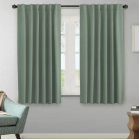 Hversailtex Blackout Curtains Thermal Insulated Window Treatment Panels Room Darkening Curtains For Bedroom Back Tabrod Pocket