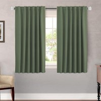 Hversailtex Blackout Curtains Thermal Insulated Window Treatment Panels Room Darkening Curtains For Bedroom Back Tabrod Pocket