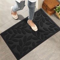 Hiyard Front Door Mat Heavy Duty Welcome Door Mat Indoor Outdoor Waterproof Doormat Sturdy Natural Rubber Fade Resistant Ea