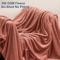 Phf Ultra Soft Fleece Blanket Twin Size No Shed No Pilling Luxury Plush Cozy 300Gsm Lightweight Blanket For Bed Couch Chair