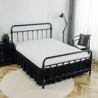 Xuan Dian Bed Skirt Queen Size Ruffled Bed Skirt With Split Corners 16 Inch Drop Dust Ruffle Bed Skirt With Platform Queen 1