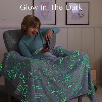 Joiedomi Glow In The Dark Blanket Gaming Gifts Toys For Boys Age 2 3 4 5 6 7 8 9 10 11 12 Year Old Soft Cozy Flannel Kids Th