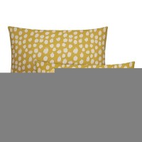 Sweetshow Yellow Cream Dots Lumbar Pillow Covers 12X20 Set Of 2 Boho Design Polka Dot Print Throw Pillows Modern Outdoor Decorat