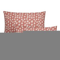 Coral Pink Cream Dots Lumbar Pillow Covers 12X20 Set Of 2 Boho Design Polka Dot Print Throw Pillows Modern Outdoor Decorative Pi