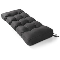 Rofiejox Bench Cushion 45 Inch Outdoor Fabric Highdensity Foam Nonslip Bottom Waterproof Durable Indoor Tufted Long Seat