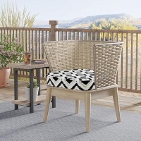 Ideehome Outdoor Chair Cushions Waterproof 17 X 17 X 3 Thick Outdoor Seat Cushion Patio Furniture Cushions With Ties 3