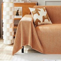 Handontime Dark Orange Sofa Covers Couch Cover For Dogs Colorful Tassel Sofa Seat Cover Lovetseat Cover Pet Couch Cover Bohemian