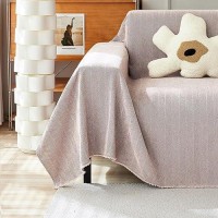 Handontime Soild Couch Covers For Dogs Pinkpurple Sofa Covers Boho Cover For Sofa 3 Seats Chenille Sofa Throw Cover Mauve Sofa