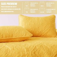 Exclusivo Mezcla Quilt Set Twin Size Lightweight Vintage Quilts Bedspreads Coverlets With Pillow Sham Soft Twin Quilt Bedding