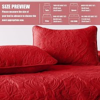 Exclusivo Mezcla Quilt Set Oversized King Size Lightweight Vintage Quilts Bedspreads Coverlets With Pillow Shams Soft Cal King