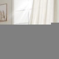 Joywell Natural Back Tab Linen Curtains 78 Inches Long 2 Panels For Living Room Bedroom Neutral Boho Farmhouse Rustic Light Filt