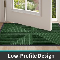 Arotive Front Door Mat Heavy Duty Outdoor Indoor Mat Nonslip Welcome Mat For Home Entrance Low Profile Easy Clean Dirt Tra