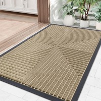 Arotive Front Door Mat Heavy Duty Outdoor Indoor Mat Nonslip Welcome Mat For Home Entrance Low Profile Easy Clean Dirt Tra