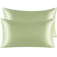 Ntbay 2 Pack Satin King Pillowcases For Hair And Skin Luxurious And Silky Pillow Cases With Envelope Closure 20X36 Inches Sag