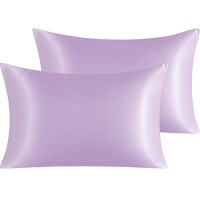 Ntbay 2 Pack Satin Queen Pillowcases For Hair And Skin Luxurious And Silky Pillow Cases With Envelope Closure 20X30 Inches Li