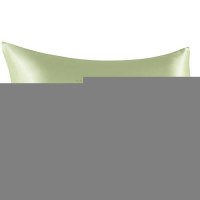 Ntbay Satin Body Pillowcase For Hair And Skin Luxurious And Silky Pillow Case With Envelope Closure 20X54 Inches Sage Green