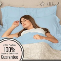 Bella Coterie Luxury Full Size Sheet Set Organically Grown Viscose Made From Bamboo Ultra Soft Cooling For Hot Sleepers