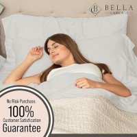 Bella Coterie Luxury Twin Xl Size Sheet Set Organically Grown Viscose Made From Bamboo Ultra Soft Cooling For Hot Sleepe