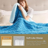 Bedsure Sherpa Blanket Twin Blanket Fuzzy Soft Cozy For Couch Soft Fuzzy Blankets Fleece Thick Warm Blanket For Winter Horiz