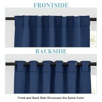 Ryb Home Blackout Curtains For Living Room Back Tab Rod Pocket Top Insulating Window Decor For Bedroom Dining Classroom Home