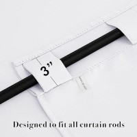 Ryb Home Blackout Curtains For Living Room Back Tab Rod Pocket Top Insulating Window Decor For Bedroom Dining Classroom Home