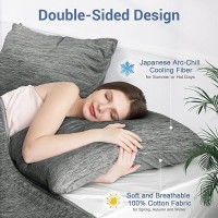 Elegear Cooling Pillow Cases For Hot Sleepers Japanese Qmax 045 Cooling Pillowcases Both Sidescoolingcotton Breathable S