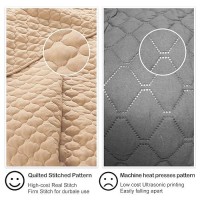 Horimote Home Quilt Queen Size Peach Lightweight Quilt For Summer Ultrasoft Microfiber Modern Style Quilted Clouds Pattern Bed