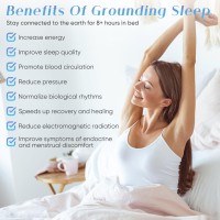 Grounding Sheets King Size 95 Organic Cotton 5 Pure Silver Fiber Grounding Sheet Earth Connected Bedding King 77X 80