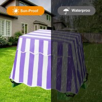 Kids Water Table Cover, Okyuk Water Table Cover Fit Step2 Rain Showers Splash Pond Water Table, Outdoor Patio Waterproof Dust Proof Anti-Uv Cover Accessories For Toddlers 1-3 (Cover Only) (Purple)