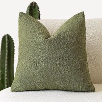 Foindtower Decorative Textured Boucle Throw Pillow Covers Accent Solid Pillow Cases Neutral Soft Cozy Couch Cushion Case For Cha