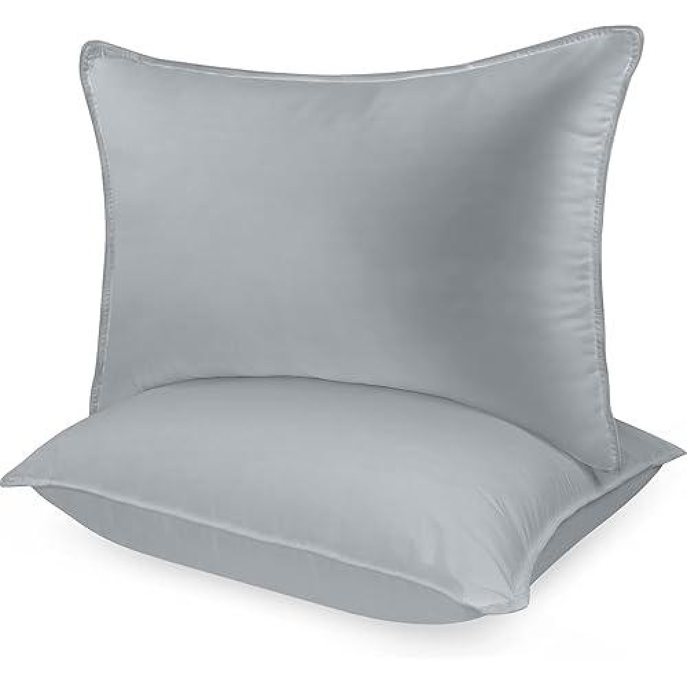 Utopia Bedding Bed Pillows For Sleeping (Grey)  King Size  Set Of 6  Hotel Pillows  Cooling Pillows For Side  Back Or Stomach Sleepers