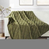 Exclusivo Mezcla Fleece Throw Blanket For Couch Super Soft 3D Checkered Jacquard Bed Blanket Cozy Fluffy Lightweight Blanket F