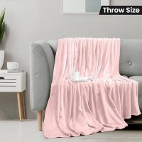 Utopia Bedding Fleece Blanket Throw Size Pink 250Gsm 50X60 Inches Luxury Soft Bed Blanket Bulk Pack Of 16