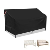 Loenel Outdoor Loveseat Cover Waterproof 2Seater Outdoor Bench Cover For Patio Sofa Furniture Outside Small Couch Covers 54