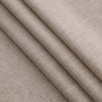 Nanspring Oatmeal Semi Sheer Curtains 84 Inches Long 2 Panel Set Pocket Back Tab Linen Light Filtering Room Decor Curtain Drapes