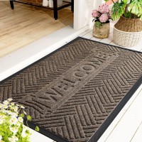 Mibao Door Mat Indoor Outdoor Waterproof Allseason Allweather Doormat Extra Durable Welcome Mat For Home Enrtance Super Ab