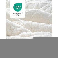 Cottonblue Jacquard Sherpa Weighted Blanket 20Lbs For Adults- Soft  Warm  And Thickened Calm Blanket For Ultimate Comfort And Better Sleep  Heavy Weighted Blankets 60X80 Inches  Cream White