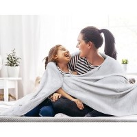 Utopia Bedding Silver Cotton Blanket [Throw  50X60 Inch] 350Gsm Soft Thermal Blanket (Pack Of 10)