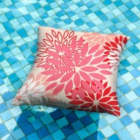 Dfxsz Red Pink Flower Pillow Covers 18X18 Inch Set Of 2 Valentines Day Pillow Covers Outdoor Waterproof Decor For Living Room So