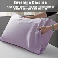 Telus Pillow Cases Queen Size 2 Pack Bamboo Rayon Cooling Pillowcases With Envelope Closure Cool Breathable Pillow Case For Ho