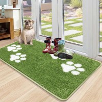 Vaukki Indoor Doormat Entryway Door Mat Non Slip Absorbent Mud Trapper Mats Lowprofile Inside Floor Mats Soft Washable Large