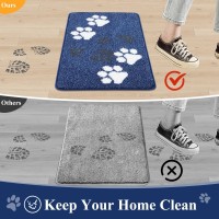 Vaukki Indoor Doormat Entryway Door Mat Non Slip Absorbent Mud Trapper Mats Lowprofile Inside Floor Mats Soft Washable Small