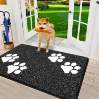 Vaukki Indoor Doormat Entryway Door Mat Non Slip Absorbent Mud Trapper Mats Lowprofile Inside Floor Mats Soft Washable Small