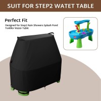 Ibirdie Water Table Cover For Step2 Rain Showers Waterproof And Dustproof Antiuv Outdoor Cover Cover Only Black